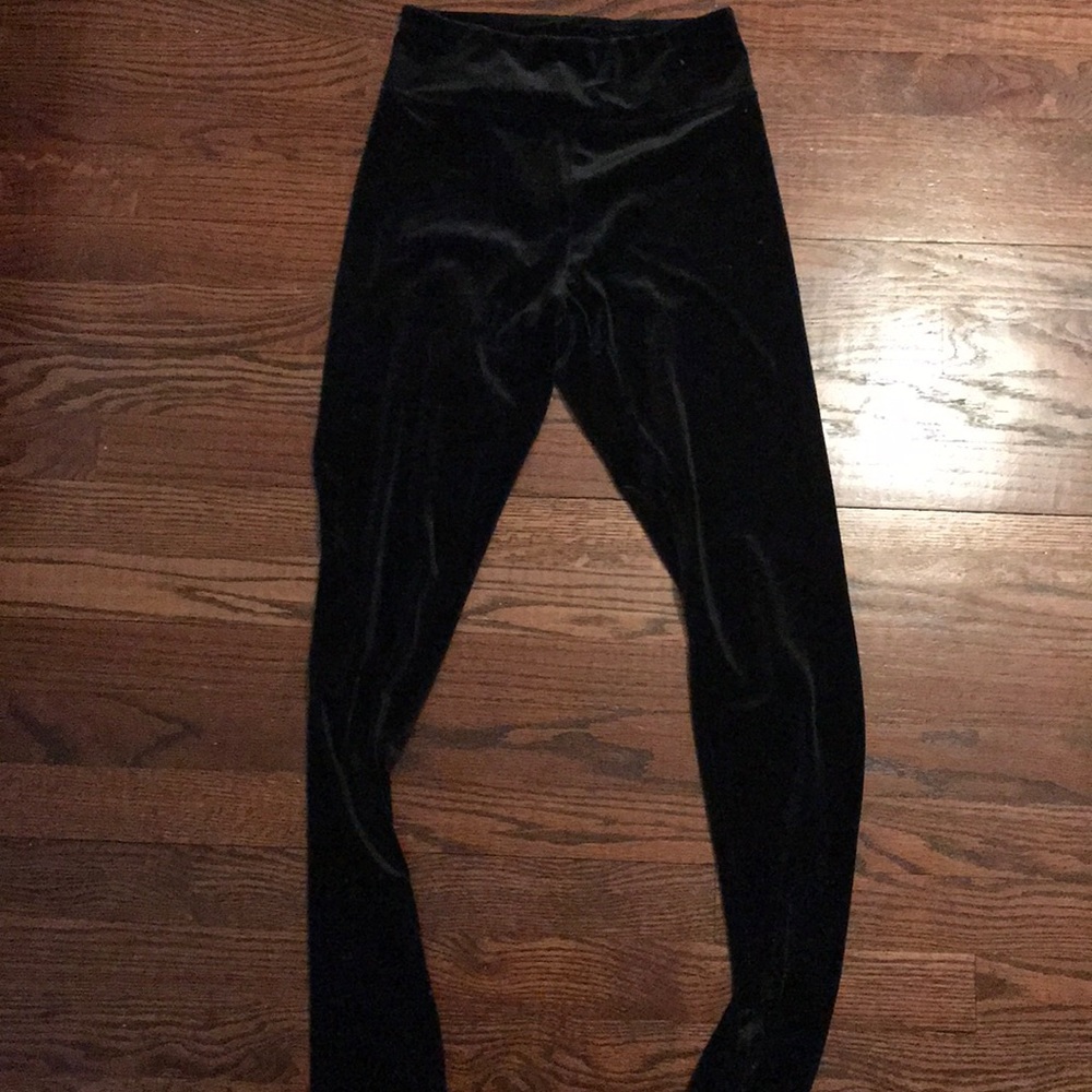 velvet leggings